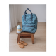 Minene βαμβακερή τσάντα πλάτης Blue Ζebra