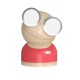 Designnest® GoggleLamp |Mr Watt| Επιτραπέζιο Φωτιστικό από ξύλο σφενδάμου και αλουμίνιο με ρύθμιση φωτεινότητας αφής (red/wood)