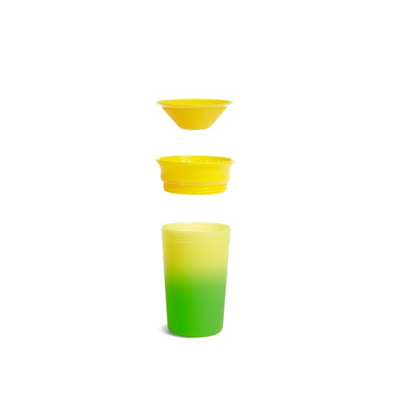 Munchkin Ποτηράκι εκπαιδευτικό  Color Changing Miracle 360˚ Κίτρινο