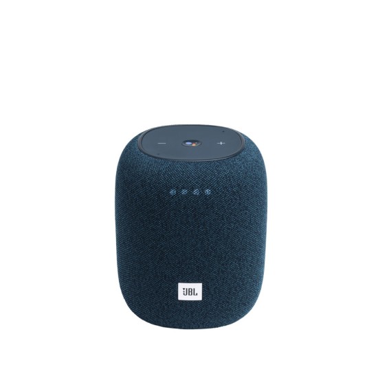 JBL Link Music, Voice-activated speaker with Google Assistant, Μπλε