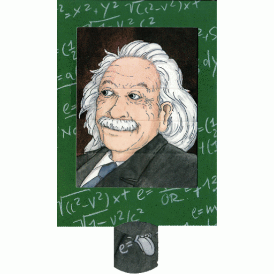 Διαδραστική κάρτα "Αλμπερτ Αϊνστάιν_fun"