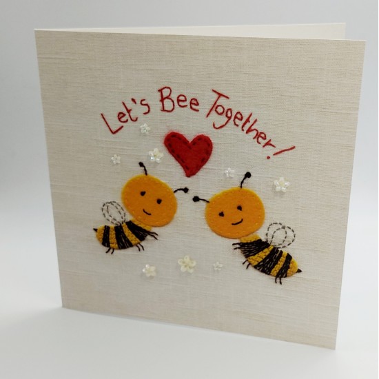 Κάρτα " Let's bee together " 