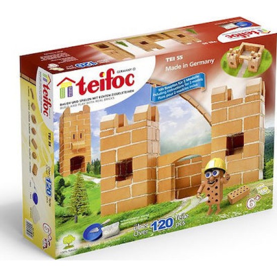 Teifoc χτίζοντας με πραγματικά τουβλάκια "Μικρό Κάστρο" σε 2 σχέδια 