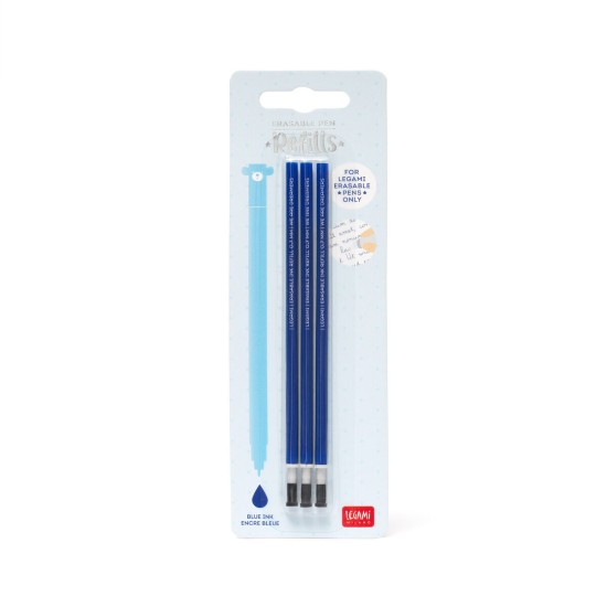 Legami Ανταλλακτικό στυλού erasable pen σετ 3 τεμαχίων μπλε