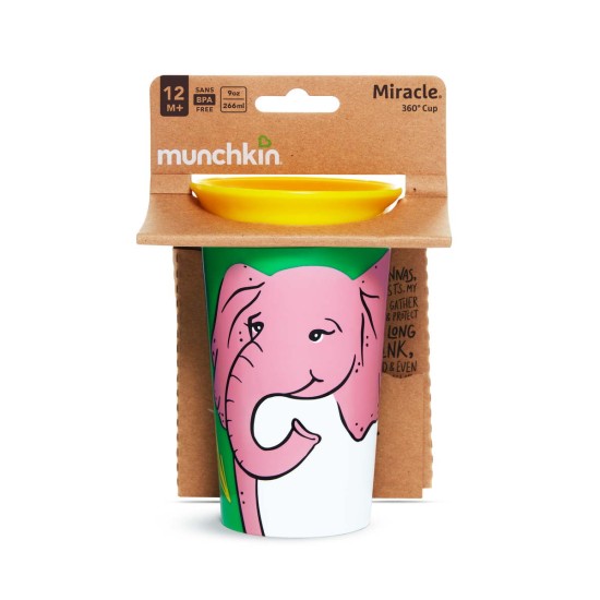 Munchkin Ποτηράκι εκπαιδευτικό Sippy Cup  Miracle 360˚ Elephant 