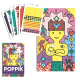 Poppik Pop Art  Δημιουργική Αφίσα με 1600 Αυτοκόλλητα 