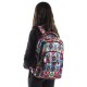 Σχολική τσάντα δημοτικού πλάτης Fringoo "Superheroes" 30X18X44 εκ.