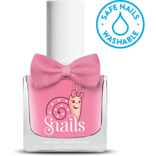 Snails Παιδικό υποαλλεργικό βερνίκι νυχιών, Pink bang, ροζ 