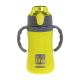 Ecolife παιδικό ανοξείδωτο μπουκάλι θερμός 300ml, με καλαμάκι, κίτρινο