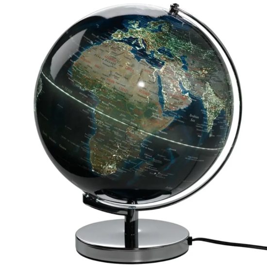 Gentlemens Hardware: Φωτιζόμενη Υδρόγειος Σφαίρα Επιτραπέζια City Light Globe