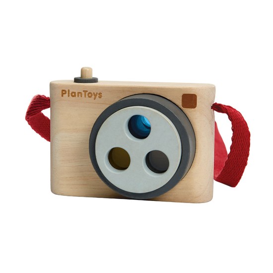 Plan Toys Ξύλινη έγχρωμη φωτογραφική μηχανή