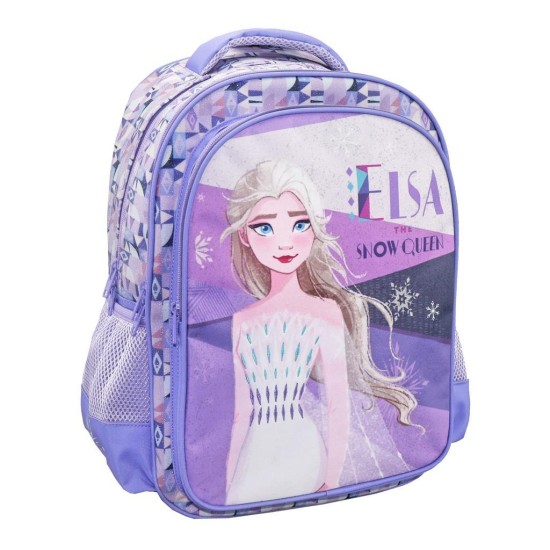 Disney Τσάντα πλάτης δημοτικού Frozen 2 ELSA The snow Queen με 3 θήκες